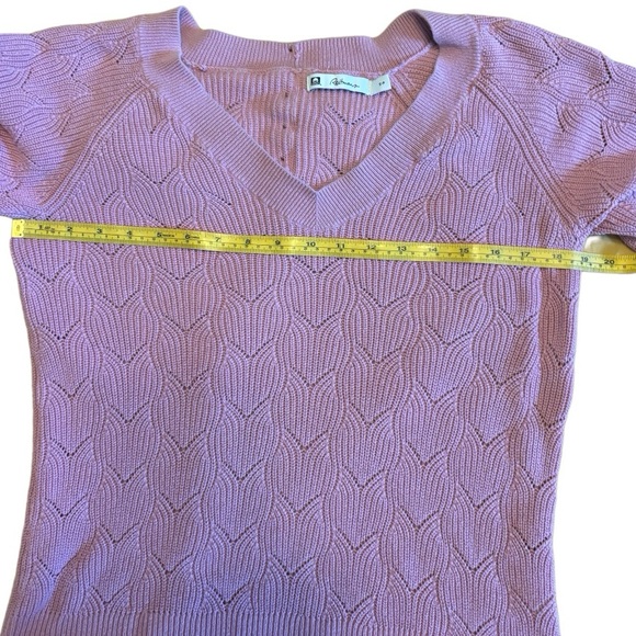 Reitmans Mauve Pink V-Neck Knit Sweater - Picture 5 of 10